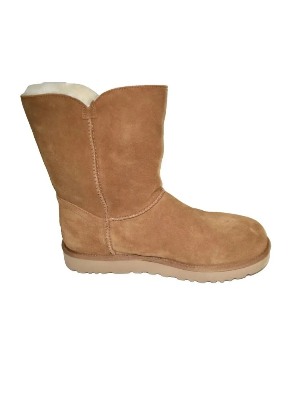 New Ugg Marciela II Genuine Shearling Chestnut Suede Boot 11 1104375 DD23 Z